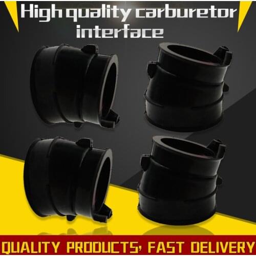 4PCS Carburetor Install Adapter Interface Carburetter Manifold Intake Pipe Connector Glue For Honda CB Hornet JADE 250 Hornet250