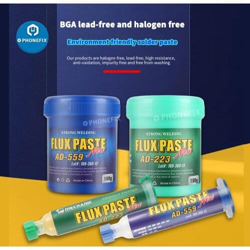 AD-559 AD-233 MECHANIC Solder Flux Paste Lead-free Welding Fluxes Auxiliary Soldering Paste For Phone PCB PGA SMD Rework