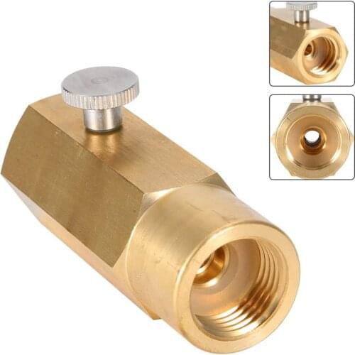 CO2 Adapter With Armaturen Set Suitable for W21.8-14 valve CO2 Container CO2 Refill Adaptor Filling Soda Stream Tank Tool Parts