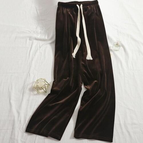 KOROBOV Women's Velvet Trousers