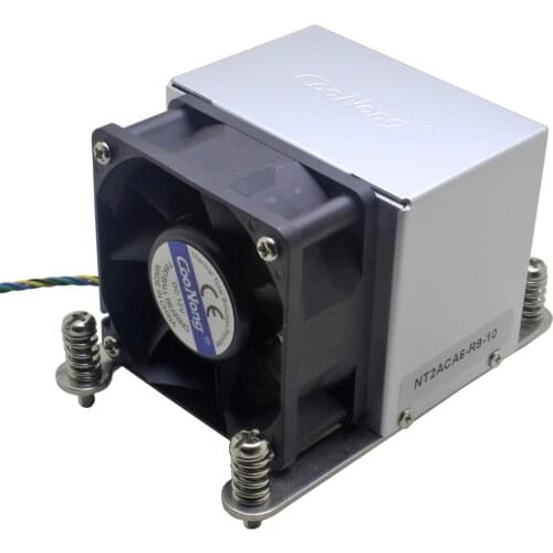2U server CPU cooler 3 heat pipe 6025 cooling fan for Intel LGA 2011 Industrial computer Rectangle Narrow ILM Active cooling