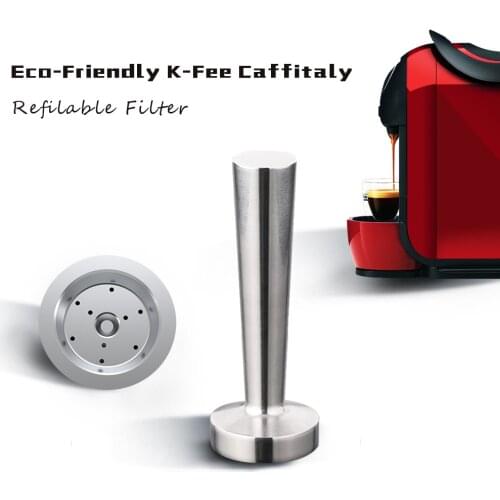 Stainless Steel Refillable Reusable Cafissimo Coffee Capsule Cafeteira Filter for Caffitaly & Tchibo Classic Machine