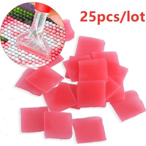 25Pcs Paste DIY Sticker Dotting Diamonds Point Pen Drilling Mud Nail Art Diamond Embroidery Tools