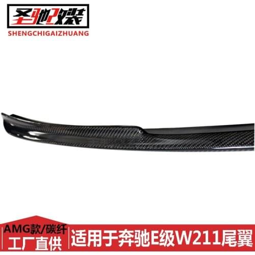 Suitable For the Retrofitting Amg Carbon Fiber Tail From W211 Mercedes Benz E-class Without Post Perforation