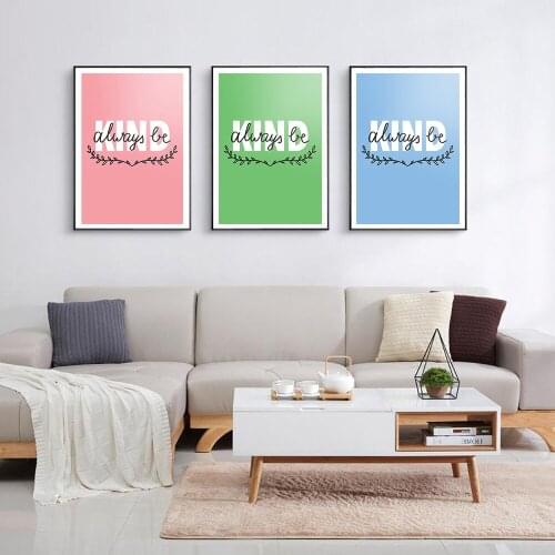 Positive mindset poster Wall Art Motivational Phrases Poster Inspiring Words Wall Art Pastel tone home decor Canvas Painting