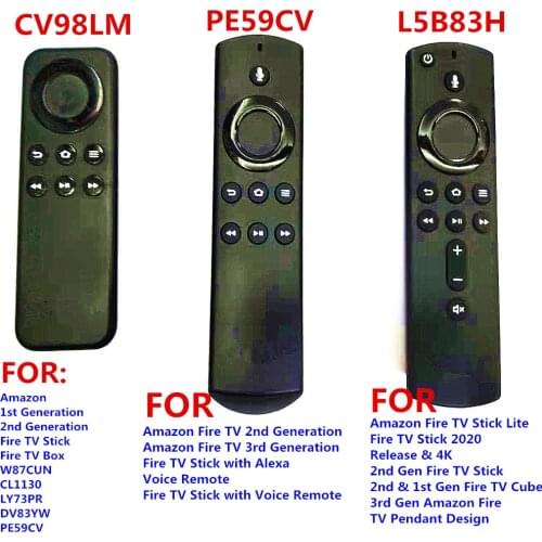 USED CV98LM PE59CV L5B83H remote for Amazon Fire TV stick 4k box 2nd-gen Fire TV 3rd Gen Amazon Fire TV DR49WK B