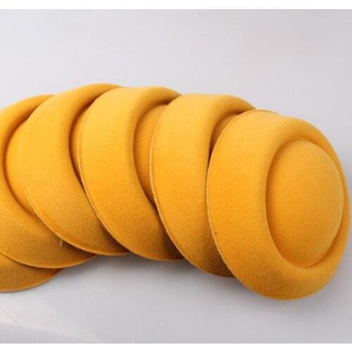 Gold Or 20 Color 16CM Fascinator DIY Millinery DIY Hair Accessory Pillbox Fascinator Bases Mini Top Hat For Occasion MYQH020