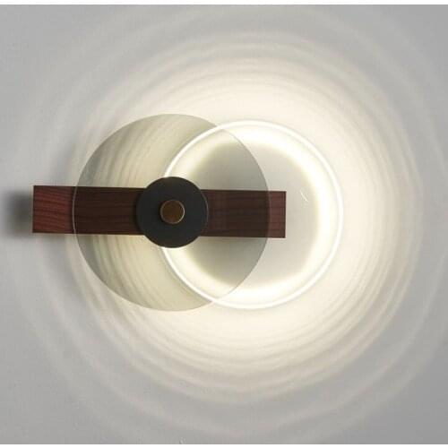 Modern minimalist personality living room model room decoration study wall lamp Nordic bedroom exhibition hall wall lamp