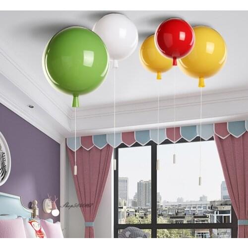 Modern Led Balloon Ceiling Lamps Colourful Hanglamp for Children Bedroom Lamps Girl Room Lights Decor Creative PVC Ceiling Light