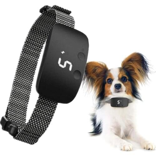 Dog Training Shock Collar USB Rechargeable Anti Barking Stop Bark Electric Pet Dog With Vibration Electric Shock Sound For Dogs