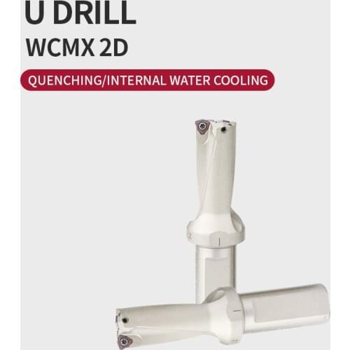 1P C25-2D14-WC03 C25-3D24-75WC04 C40-4D40-165WC06 C40-5D50-255WC08 CNC Lathe Tool Indexable U drill For WCMT/WCMX Carbide Insert