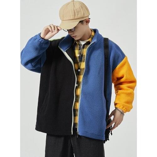 2021 Mens Streetwear Autumn Winter Wool Jacket Black Man Harajuku Overcoat Fashion Jackets Parka Korean Casual Woman Coats M-5XL