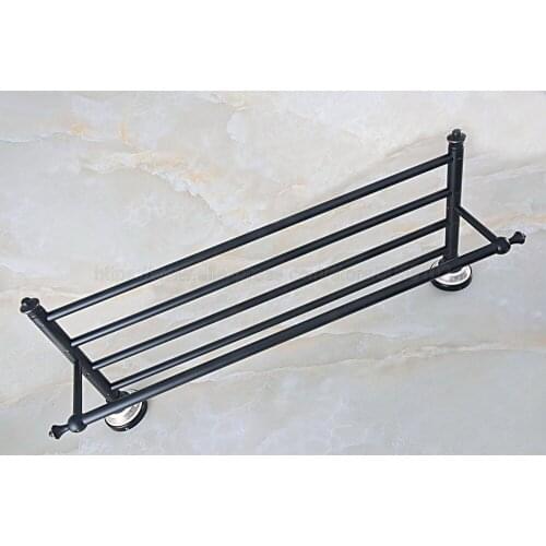 Bathroom Towel Bar Oil Rubbed Bronze Toilet Towel Holder Towel Rack Shelf Holder Brief Fixed Bathroom Accessory zba711