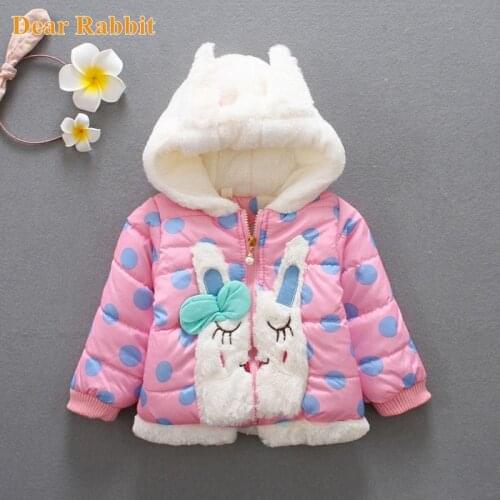 Baby Girl kids Clothes Winter Coat Down Cotton Cartoon Hooded Zipper Baby Boy Clothing Outerwear Fashion Baby Snowsuit Overalls