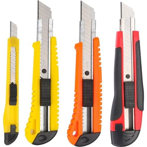 LMDZ Art Knife Retractable Utility Knife Plastic Wallpaper Knife Sheet Hand-cut Paper Blade Cutting Supplies DIY Practical Tools