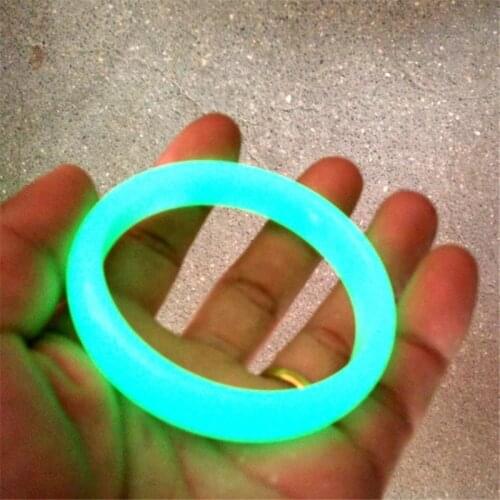Top Luminous Bracelets Men Fluorite Light Glowing Natural Stone Bracelet Bangle Women Fashion Jewelry Yoga Gifts