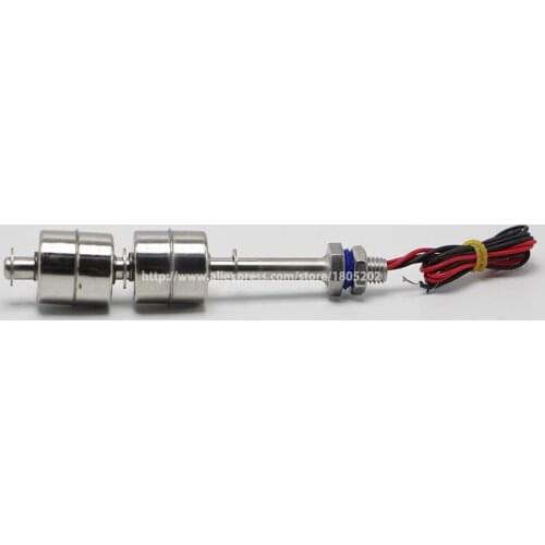 M10*100MM Daul Ball Float Switch 304 Stainless Steel Liquid Water Level Sensor For 100V ZS12010-2