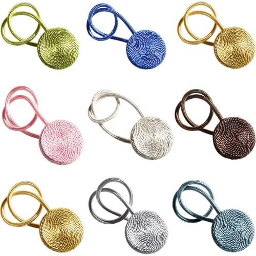 Magnets For Curtain Magnet Holder Capture Curtain Accessories Tie Back Europe Style Brief Braided Round Magnetic Magnet