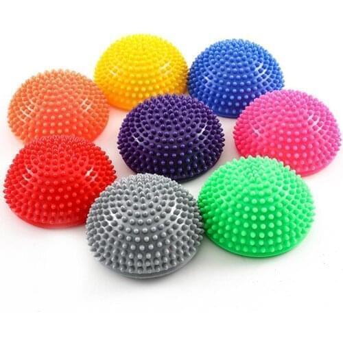Soft Fitness Pilates Ball Arch Balance Semicircle Ball Foot Muscle Massage Relaxation Therapy Yoga Exercise Tools