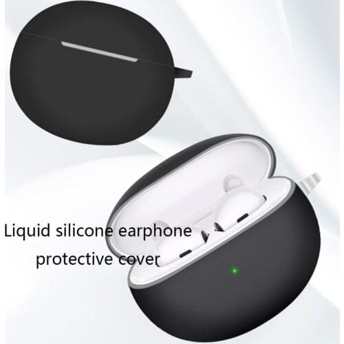 Soft Protective Cover Shell Anti-fall Earphone Case for -OPPO Enco Air Earphone Anti-drop