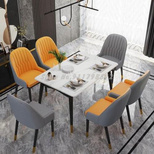 Nordic Family Light Luxury Dining Chair Simple Armchair Makeup Negotiation Chair Hotel Chair Dining Table Chair Desk Computer