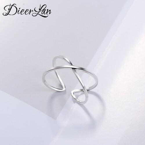 New Gothic Men Open Adjustable Size Cross Rings for Women Wedding Ring Jewelry Valentines Day GIFT 2021