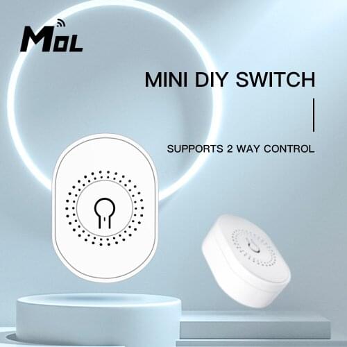 New Tuya ZigBee 3.0 16A Mini Smart Wifi DIY Switch Supports 2 Way Control, Smart Home Automation Module,Works with Alexa Google