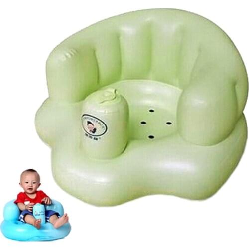 Bath seat Dining Chair Baby Inflatable Sofa pushchair baby chair portable Baby seat chair Play Game Mat sofa Kids Learn stool