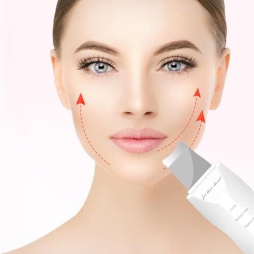 Ultrasonic Face Cleaning Skin Scrubber Facial Peeling Deep Cleansing Exfoliator Pore Cleaner Blackhead Removal Skin Care Tool