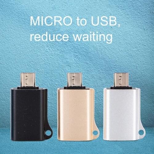 Charger Adapter Charging Data Transmission Mini Micro-USB to USB Female Converter for Mobile Phone