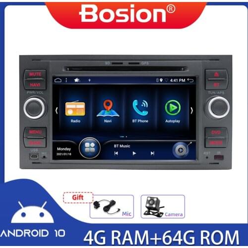 2 din Android 10 Car Multimedia video dvd Player For ford Transit Fiesta Focus Galaxy Mondeo Fusion C-Max Car RadioDSP carplay