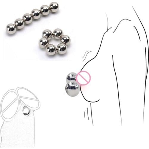 BDSM Bondage Nipple Clamps Strong Magnetic Orbs G Spot Clitoris Stimulator Erotic Sex Adult Toys For Women Couples Sex Products