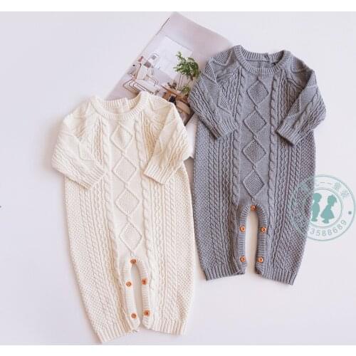 Toddler Baby Rompers Autumn High Quality Knitting One-Pieces for Boys Baby Girls Clothing Newborn Infant Romper Kids Bodysuits