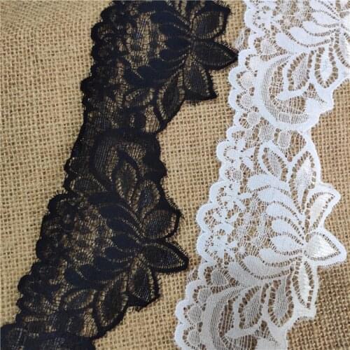 S1623 wide 8 cm feature elastic underwear lace trim flower elastic sewing