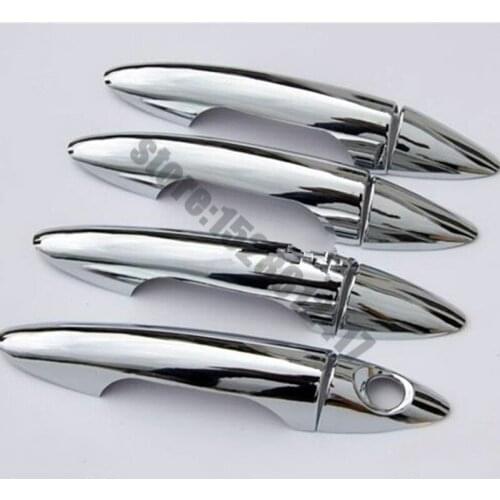 Chrome Door Handle Cover Trim Car styling For Hyundai Solaris Verna i25 Accent Grand Avega 2011 2012 2013 2014 2015 2016