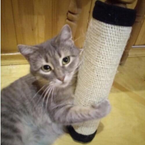 Cat Scratch Pad Board Protecting Furniture Foot Natural Sisal Cat Scratching Post Toy For Cats Tower Climbing Tree New 23