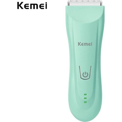 Kemei 811 Baby Hair Clipper Quiet Hair Trimmer for Kids and Children Waterproof Rechargeable Cordless Haircut Kit Ceramic Blade