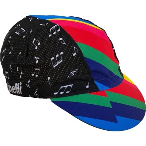 New Summer Classic Musical Note Polyester /Fleece Cycling Caps Black White Colorful Quick Dry Men And Women Wear Wholesale