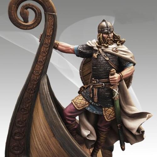 New Unassembled 1:24 75mm ancient man VIKING IXC Figures Resin Kit DIY Toys Unpainted kits
