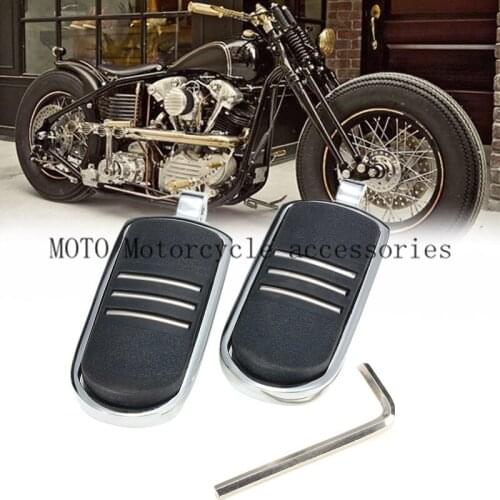 Black/Chrome Motorcycle Foot Pegs Footrest For Harley-Davidson Dyna ,Heritage Softail ,Iron 883, Sportster 883 /1200 1993-2013