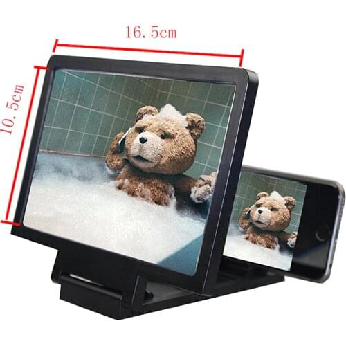 New 3D Screen Amplifier Mobile Phone Magnifying Glass Stand for Video Folding Screen Enlarged Eyes Protection Holder