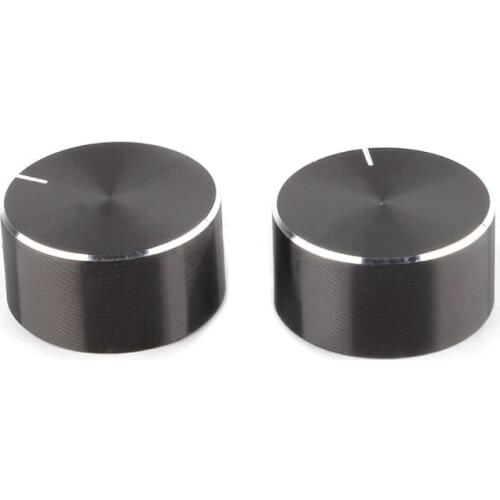 2Pcs 25x13mm D Axis Rotary Potentiometer Knob Encoder Volume Control For Speaker Amplifier Audio HiFi qiang