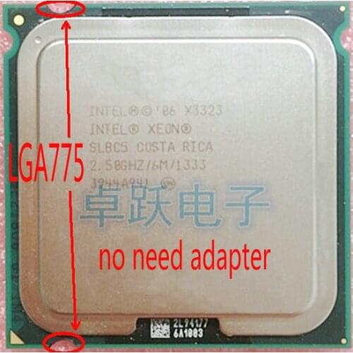 Intel Xeon X3323 Processor 2.5GHz/6M/1333 close to LGA775 Core 2 Quad Q9400 cpuworks (LGA 775 mainboard no need adapter)