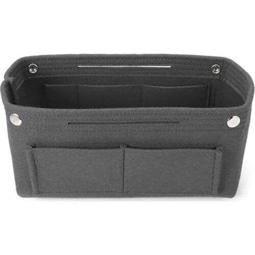 Felt Tote Handbag Purse Cosmetic Storage Makeup Bag Pocketbook Organizer Insert Divider