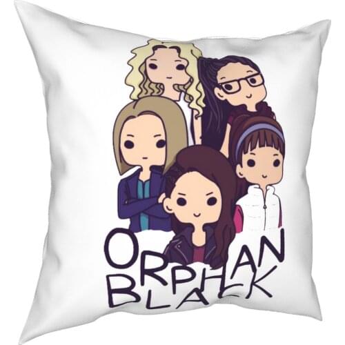 Orphan Black Square Pillow Case Polyester Decorative Pillow Clone Club Cosima Sarah Vintage Pillowcase