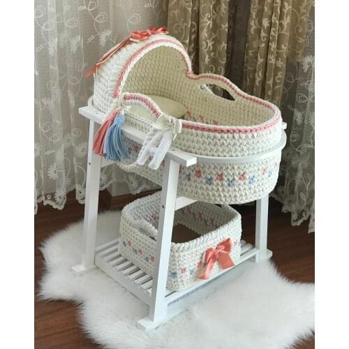 Knit poufs, rugs, chunky blankets, newborn baby baskets