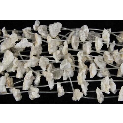 Brightly White Druzy Crystal Geode Quartz Stone Pendant Neckace 15-25mm Each Druzy Necklace Crystal Rock Gems Necklace