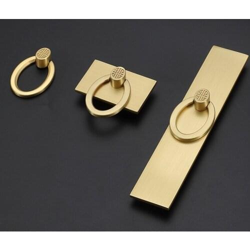 Gold Antique Cabinet Knobs and Handles Drawer Furnitures Cupboard Wardrobe Vintage Knobs Door Pull Handles