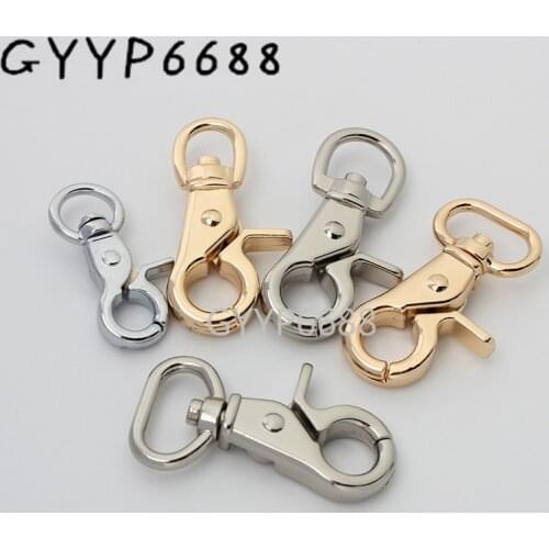 10-30pcs 11-12-15-21-20mm metal swivel clasps for chain purse key chain outdoor lanyard craft bag parts purse hardware