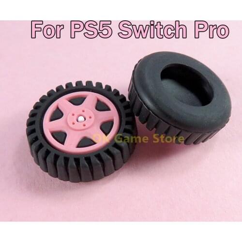 10pcs/lot Car Wheel Tyre Thumb Stick Grip Cap Thumbstick Joystick Cover For PS5 PS4 Xbox One Xbox Series Switch Pro Controller